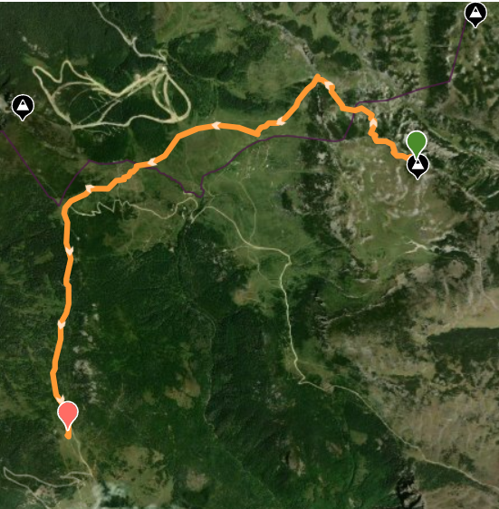 Mapa rute Rusolija